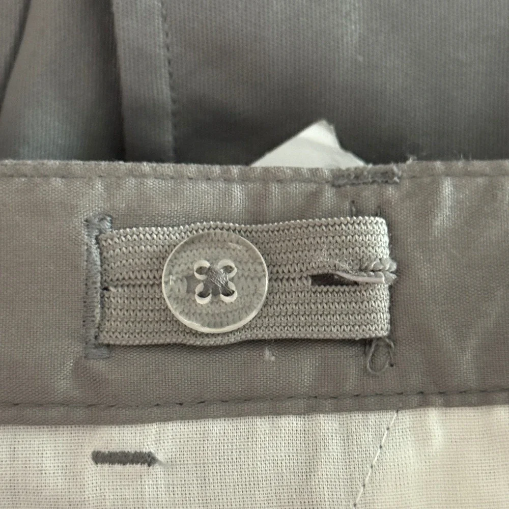 Old Navy Boys Earl Gray Twill Chino Uniform Pants School Casual Everyday Neutral